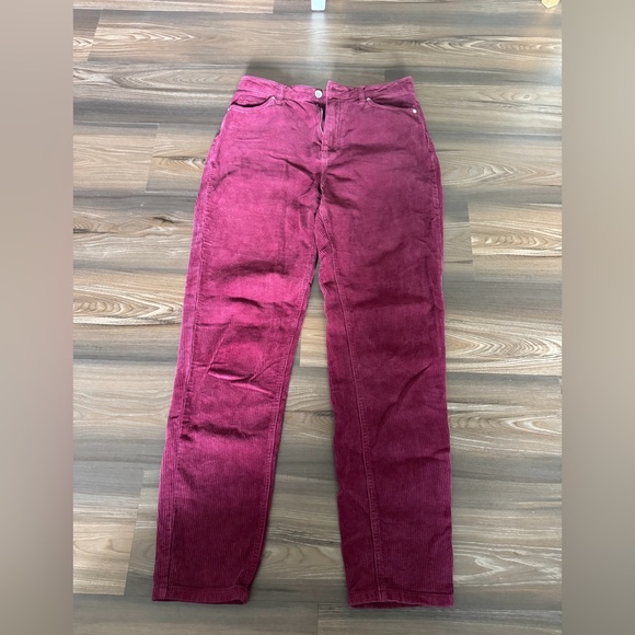 BDG Denim - Women's Corduroy Jeans Deep Red maroon burgundy